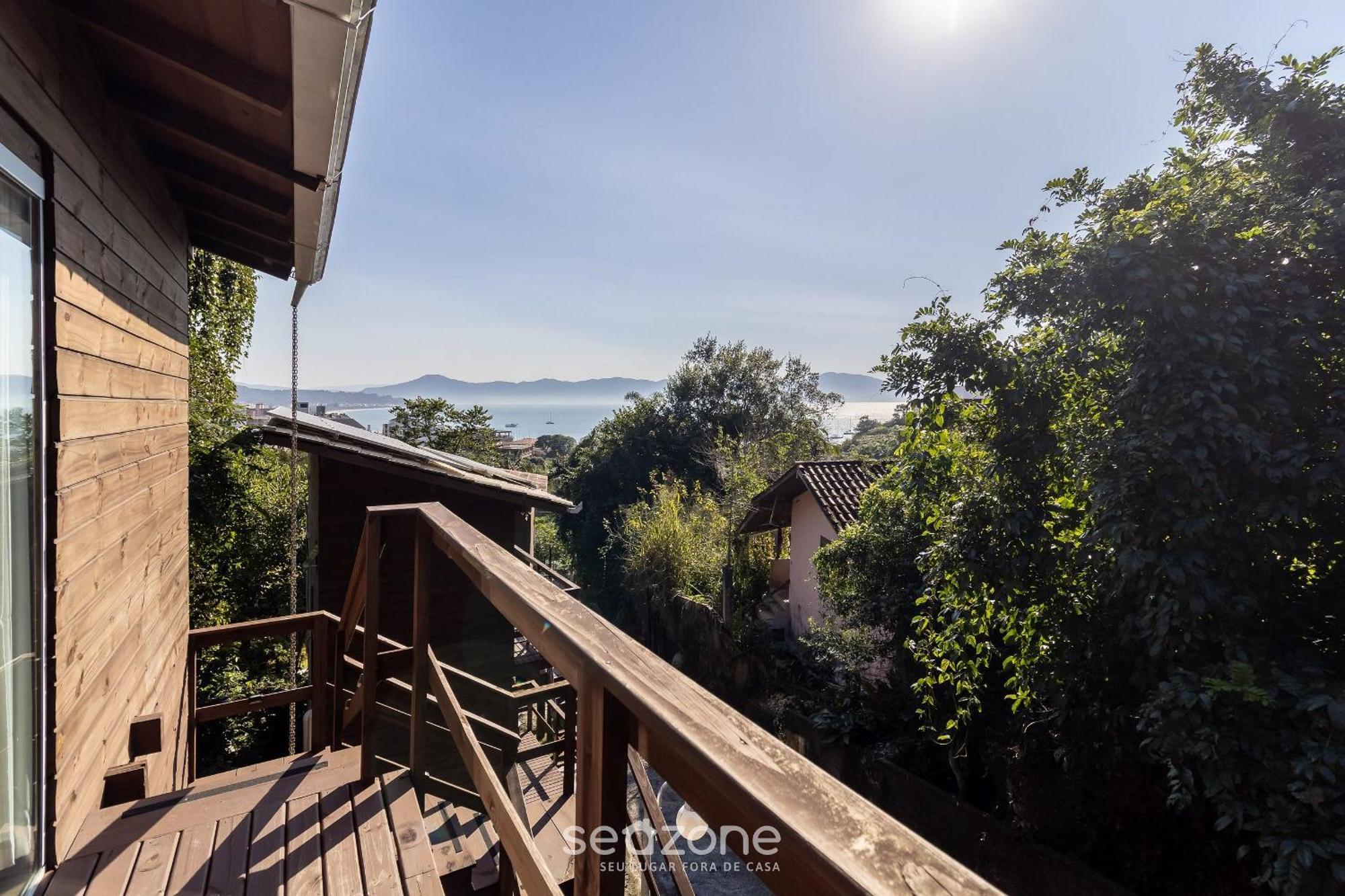 Apartamento Chale Rustico Vista Panoramica Para O Mar Mav002 Florianópolis Exterior foto
